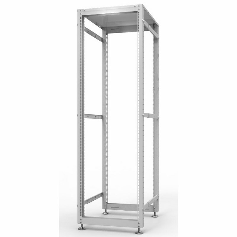 Открытая двухрамная стойка 19" 37U с регулируемой глубиной 600-1000мм (состоит из 2 коробок) Rexant