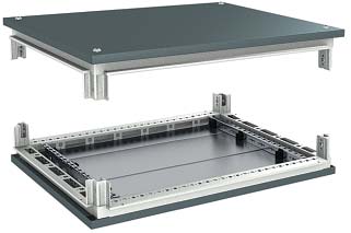 DKC Комплект, крыша и основание, для шкафов CQE, 1200 x 400 мм