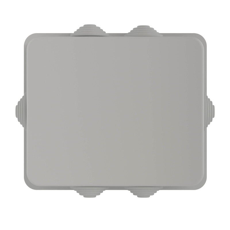 DKC Коробка ответвит. с 6 кабельными вводами д.25мм, IP55, 120х80х50мм (розница)