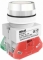 DEKraft Выключатель кноп. ABLF D30 БЕЛЫЙ 220В ВK-30