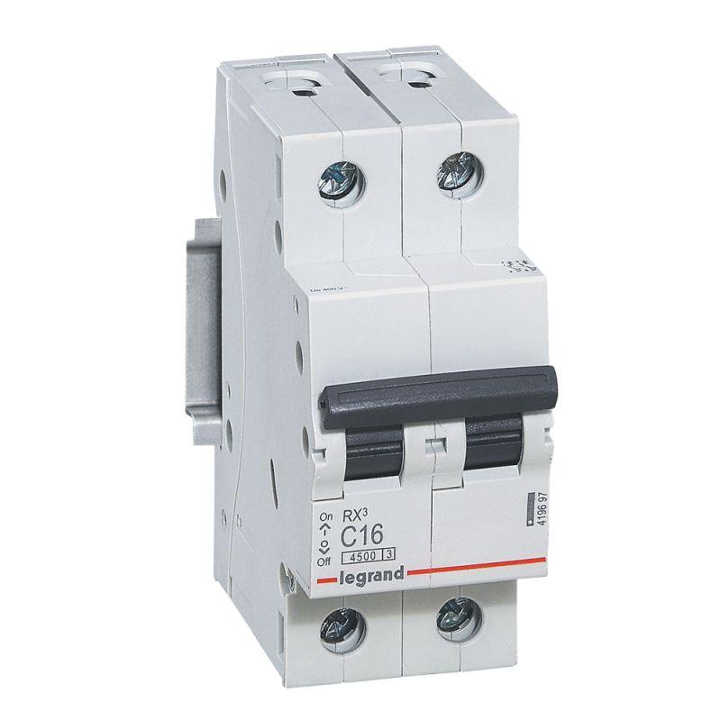 Автоматический выключатель Legrand LR 2п C 50А 4.5кА RX3 Leg 419702