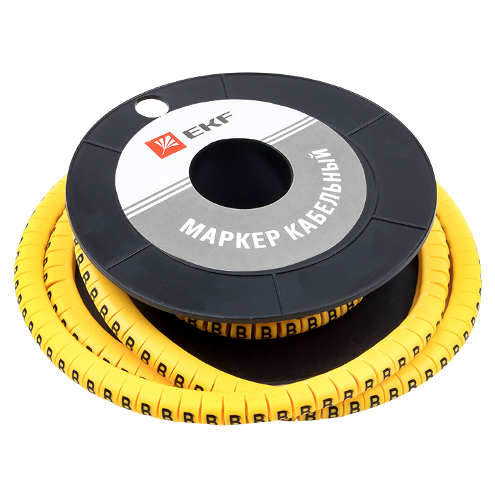 EKF PROxima Маркер кабельный 2,5 мм2 "B" (1000 шт.) (ЕС-1)