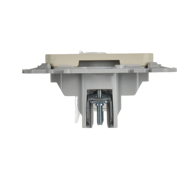 Розетка компьютерная СП FLITE РК5е-1-0-ФлСл RJ45 кат.5E UTP механизм сливочный IEK FI-K12-1-K86