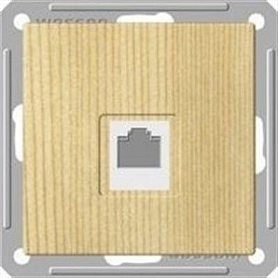Розетка компьютерная RJ45 Schneider Electric W59, скрытый монтаж, сосна, RSI-152K5E-7-86