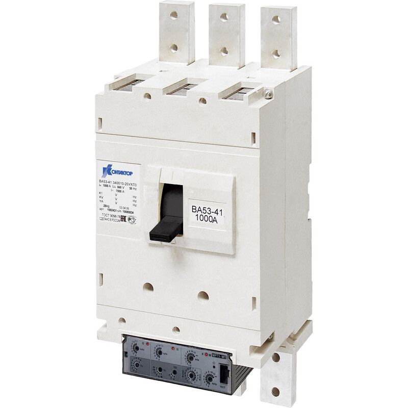 Контактор Legrand Выключатель автоматический ВА53-43-854730-00УХЛ3 1600А, 440ВВА53-43-854710-20УХЛ3
